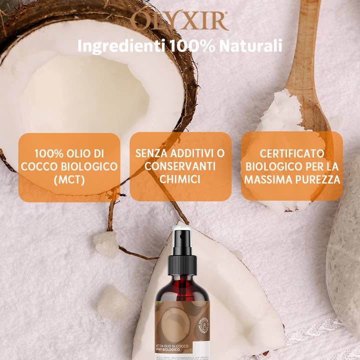 BENVOLIO.BIO by Wizebite S.r.l. SB - Wholesale Cooking Oil - BENEVOLIO 1938 OLYXIR Organic MCT Oil Coconut Spray 250ml5