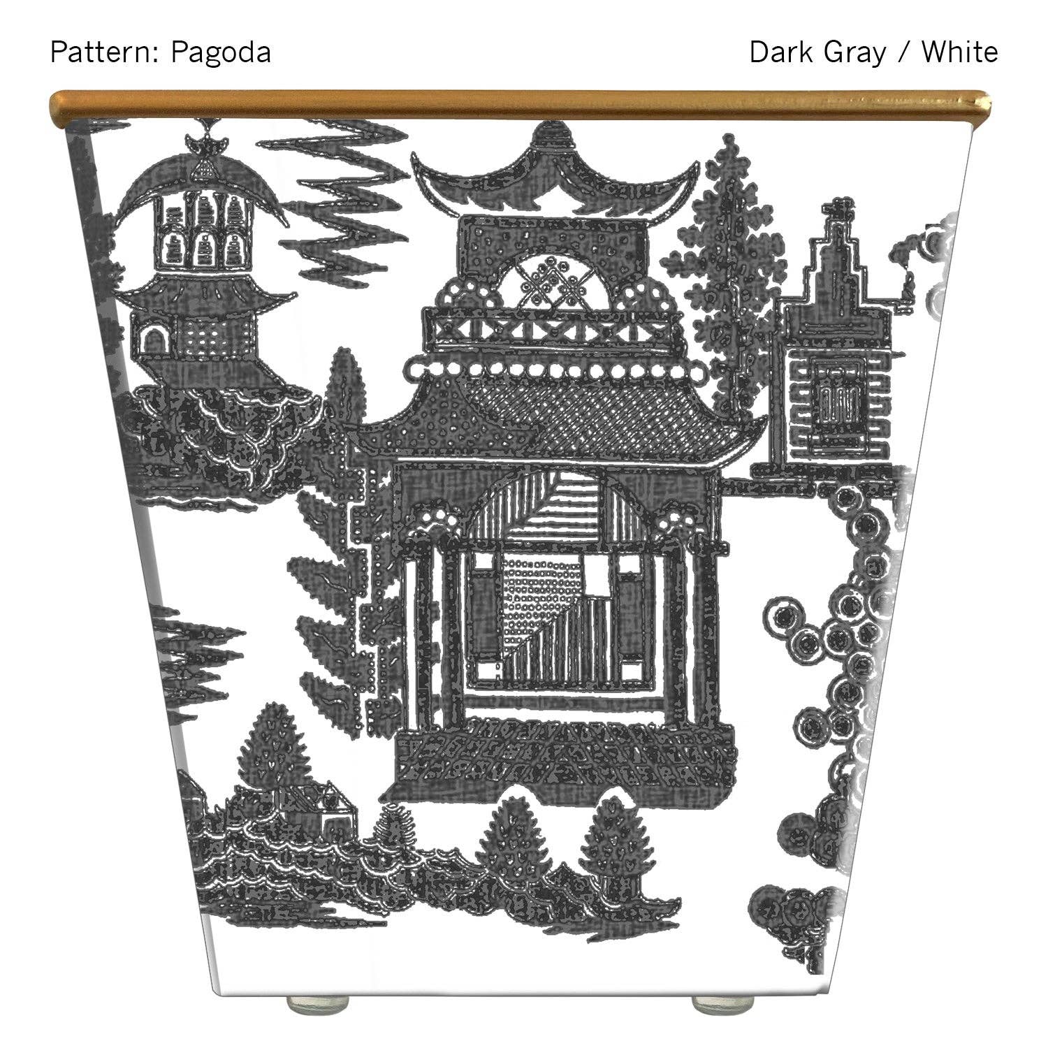 Hedge Farm Candles and Containers - Wholesale Plant Pot - Pagoda Cachepot Container Only1
