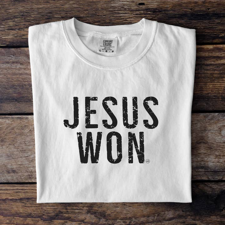 Jesus gewann Ostern Christliches T-Shirt für den Großhandel von Never Lose Hope Designs