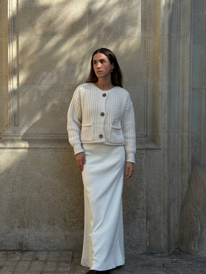White Noah Skirt for wholesale on Faire2