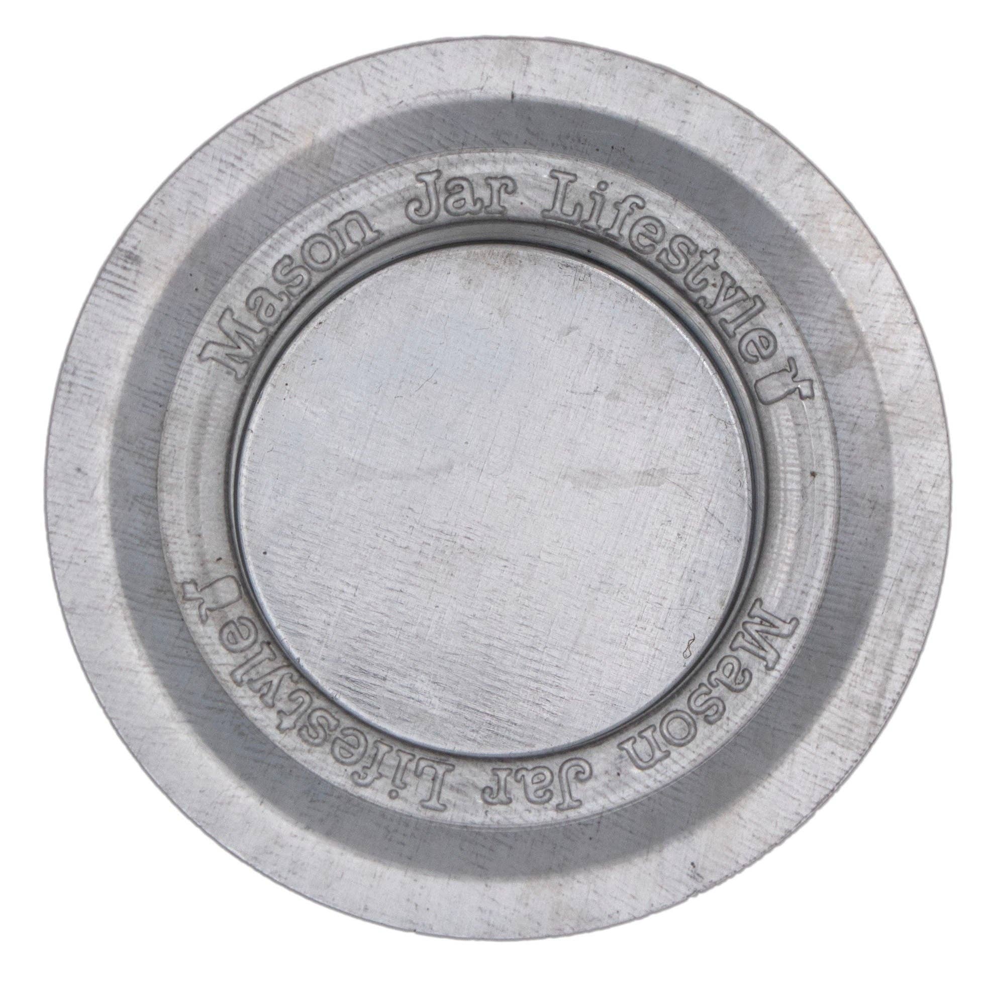 Mason Jar Lifestyle - Wholesale Candle Holder - Tea Light Holder Metal Lid Insert for Mason Jars 6 Pack4