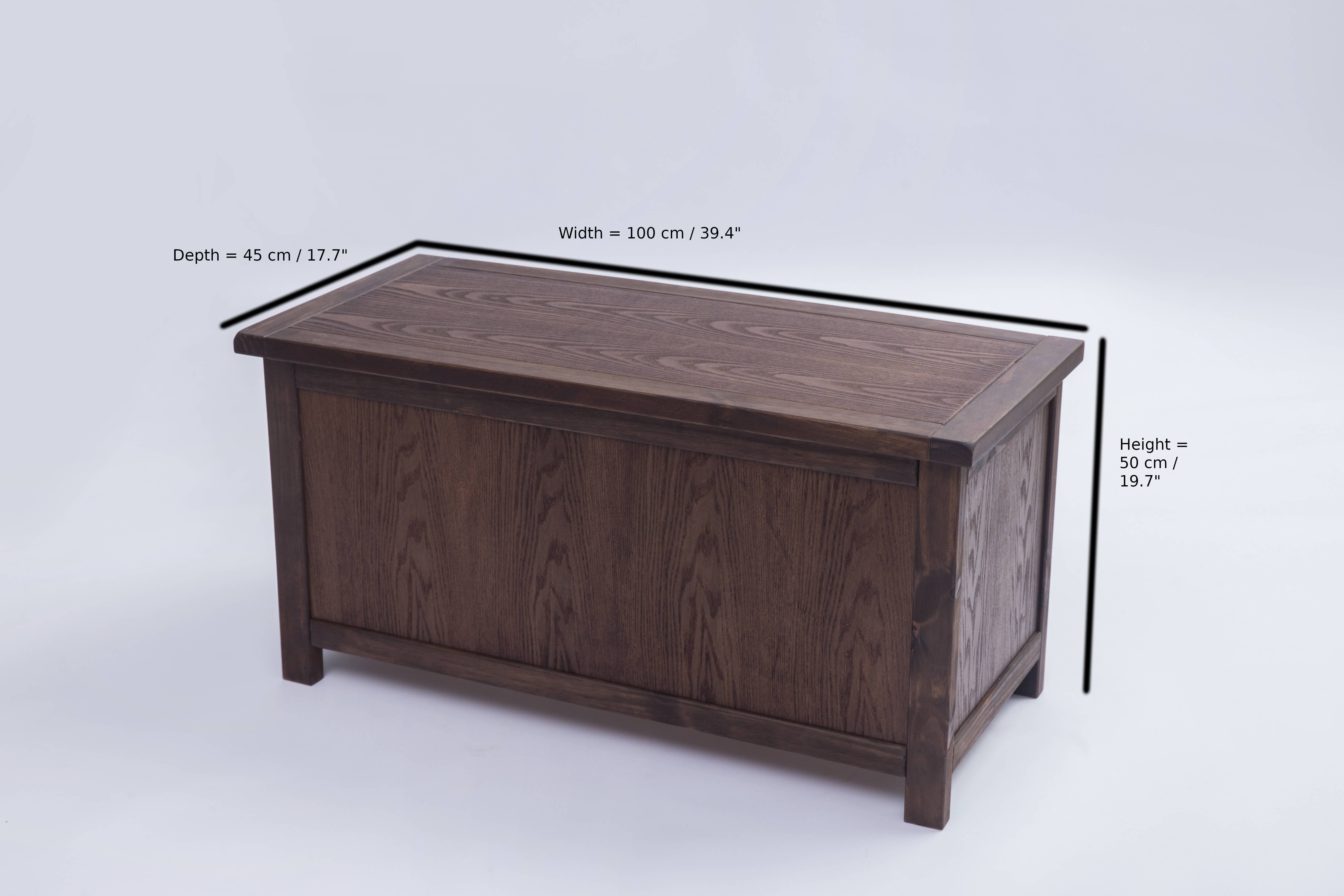 Greener Valley Trading - Wholesale Bench - Solid Wood Flip Top Storage Bench3