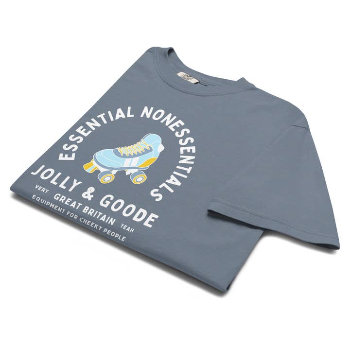 Jolly & Goode - Wholesale Screen Printed T-Shirt - Unisex - Essential Nonessentials Roller Skate Tee15
