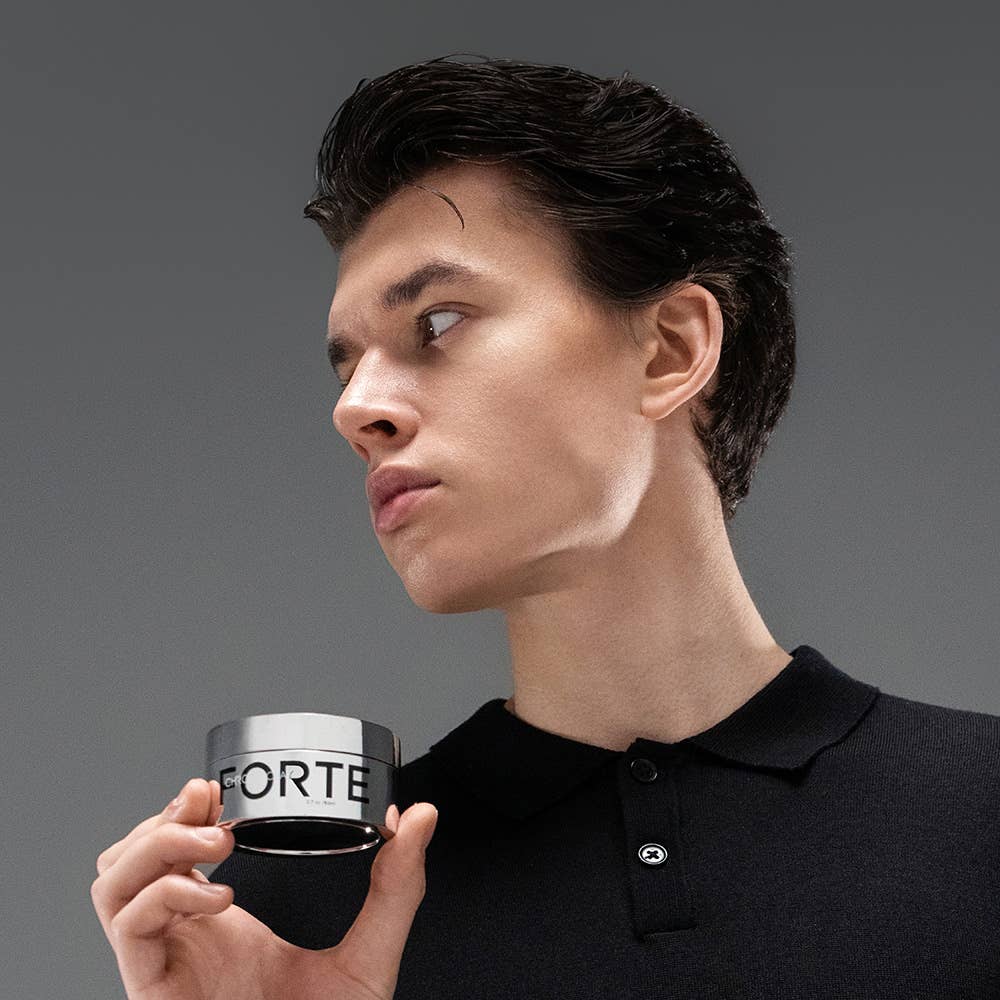 Forte Series, Inc. - Wholesale Hair Texture Balm/Paste/Pomade - Chrome Clay - Strong Hold & Matte Finish 2.5 Oz7