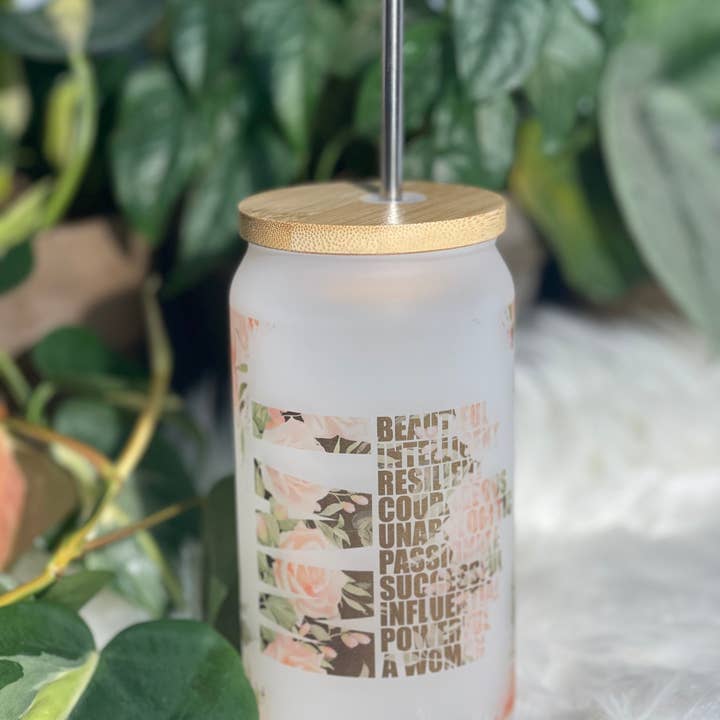 Ik ben Glass Tumbler voor wholesale door The Potted Oasis