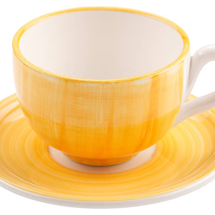Arcucci Trade - Wholesale Coffee/Tea Cup - POSITANO HAND PAINTED CERAMIC COFFEE MUG 6 COLORS