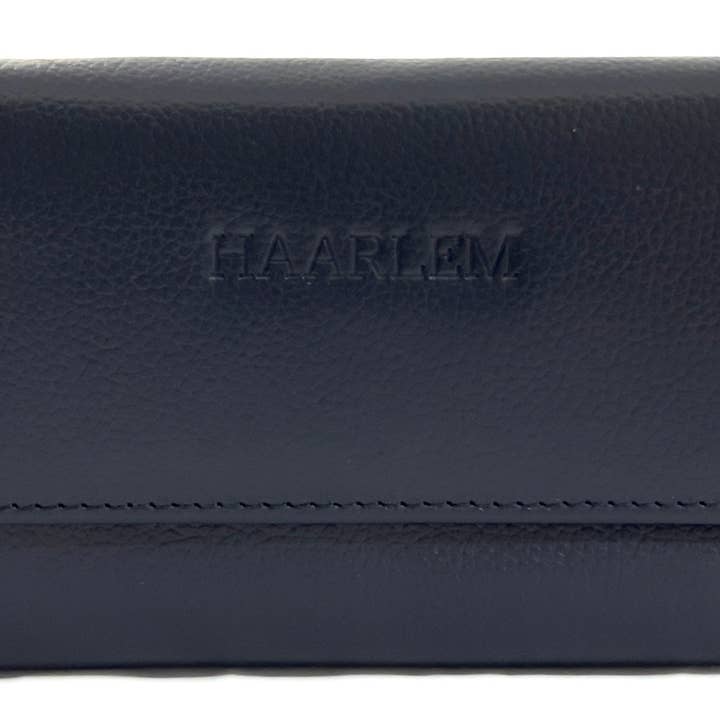 HAARLEM - Wholesale Wallet – Women's - HAARLEM Women PIELE 25253 Leather Wallet Blue0