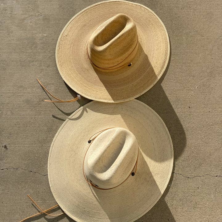 HAUS of TRADE - Wholesale Straw Hat - Unisex - The Wide Brim Rancher Hat