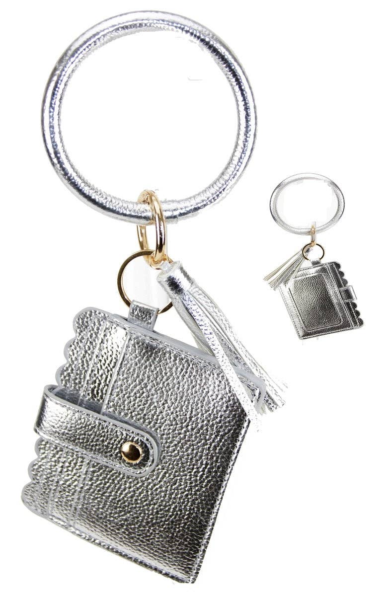 MiMi Wholesale - Wholesale Wallet - Women's - BB139x115 Solid Color Bangle/Key-Chain/Wallet w/ ID Window4