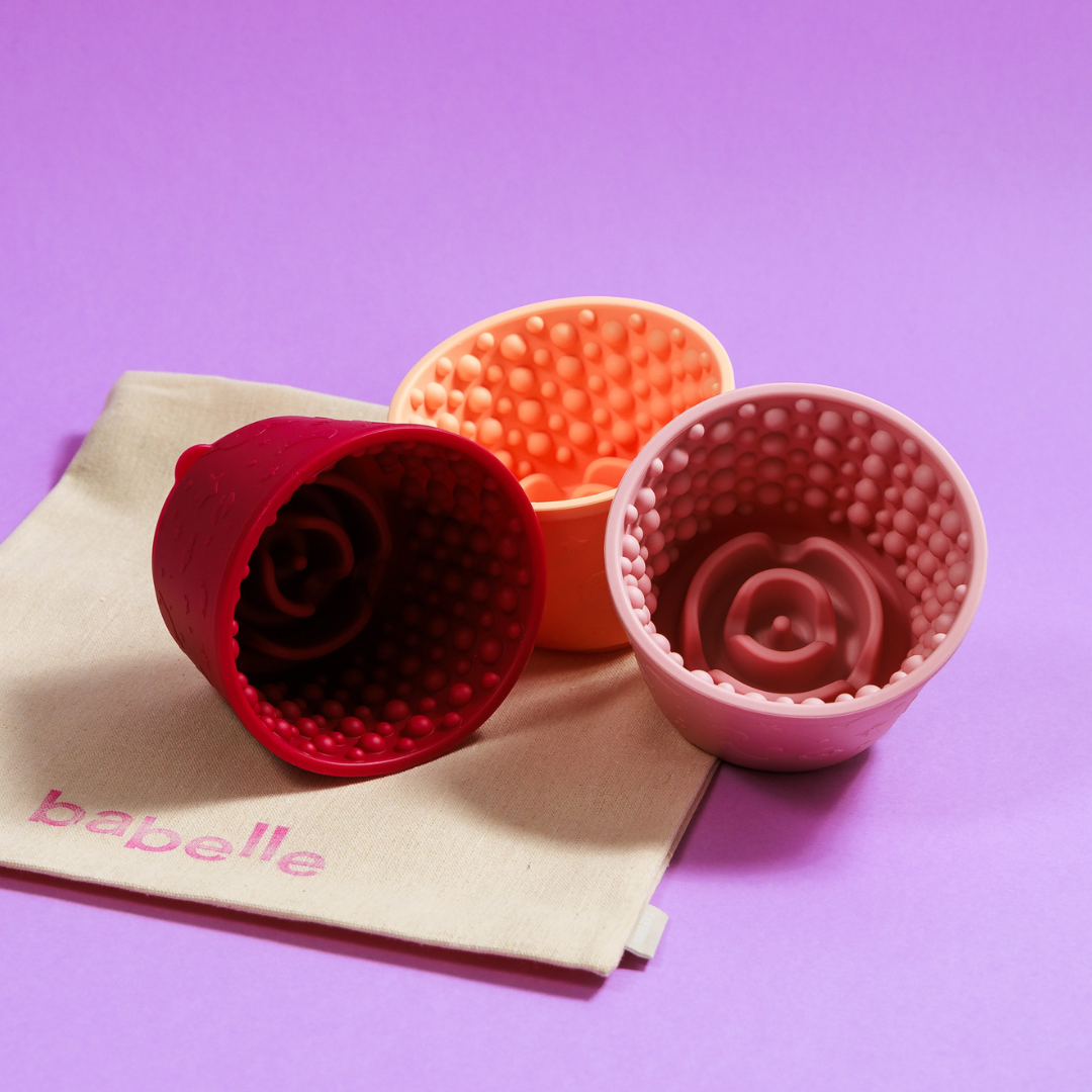 Babelle For Dogs – wholesale Pet bowl – Cat/dog – The Swirlie Lickbowl - Rose 7