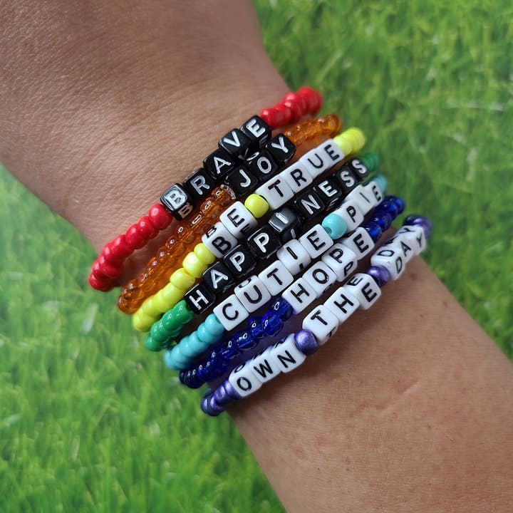 Doohickies & Such - Wholesale Armband met kralen - Woordarmbanden met kralen, Affirmatie-armbanden