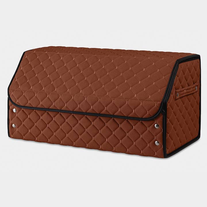 Premium Kofferraum-Organizer, 24 x 12 x 12 Zoll, braune Aufbewahrungstasche für den Großhandel von OriginalDesign