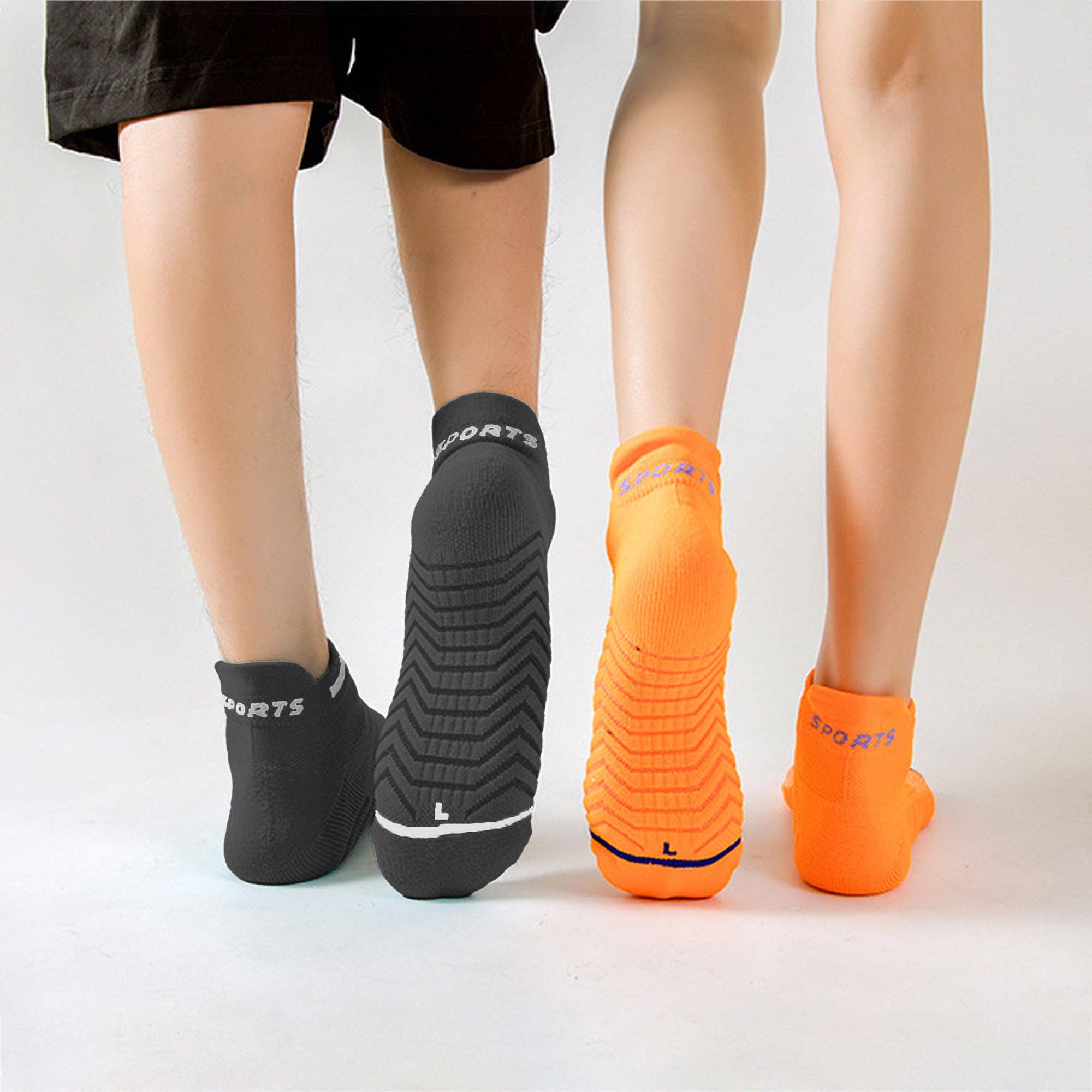 AK Brand - Wholesale Socks - Men's - Anti-Slip Athletic Ankle Socks 6pk - for Running & Training3