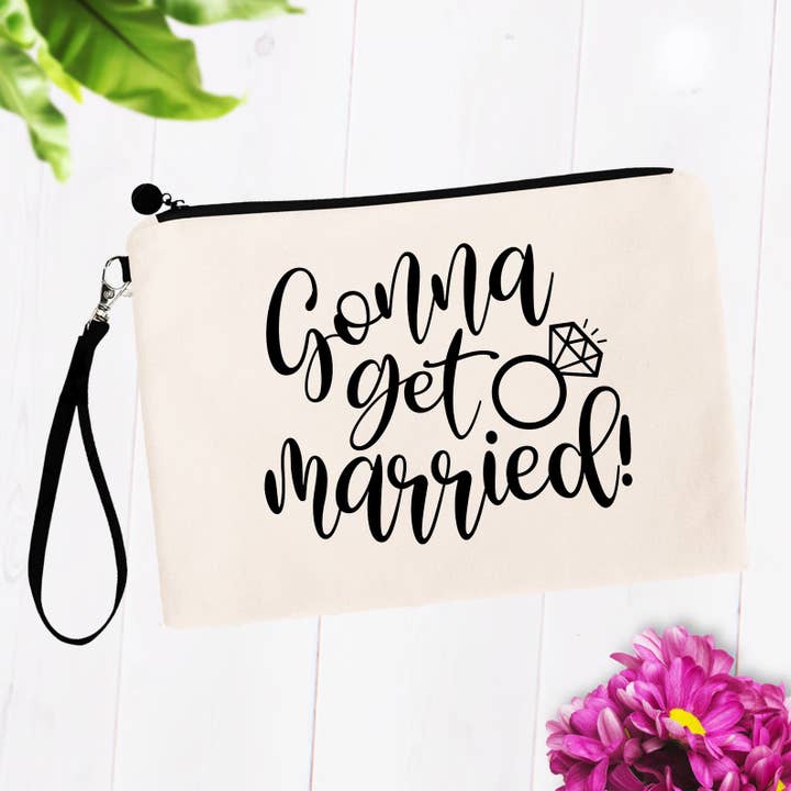 Gonna Get Married Makeup Bags for wholesale by SheMugs