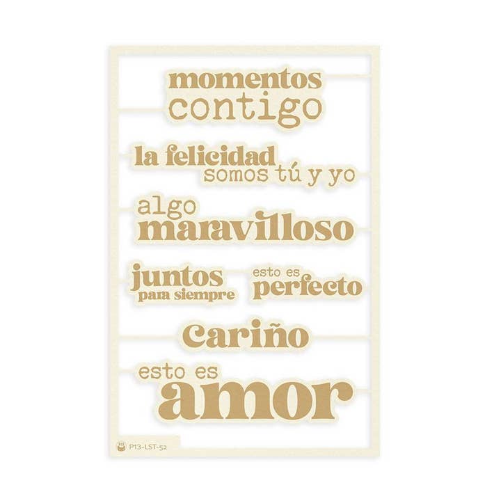 Leichte Spanplattenverzierung Love Stories SPA, 4x6", 7 Stück für den Großhandel von P13