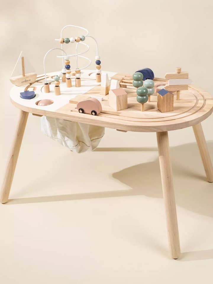 Wooden Activity Table for wholesale by Coco Village