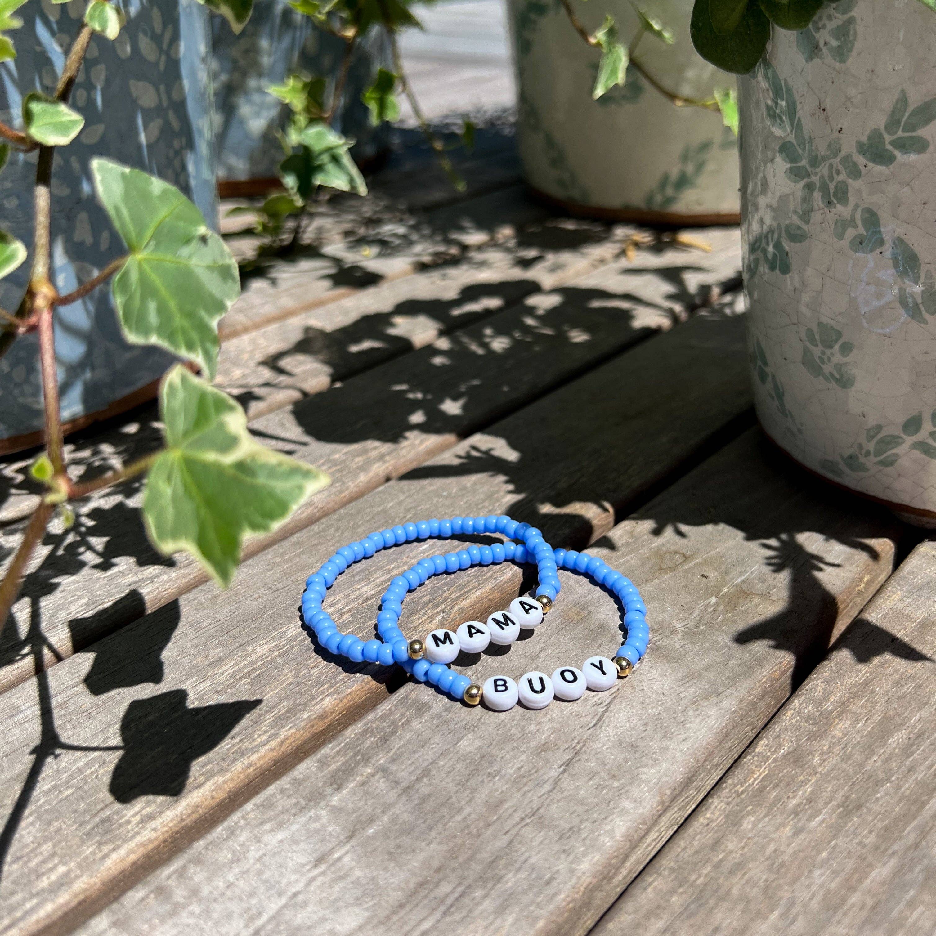 Names For Good - Wholesale Beaded Bracelet - Mommy & Me Pastel Set6