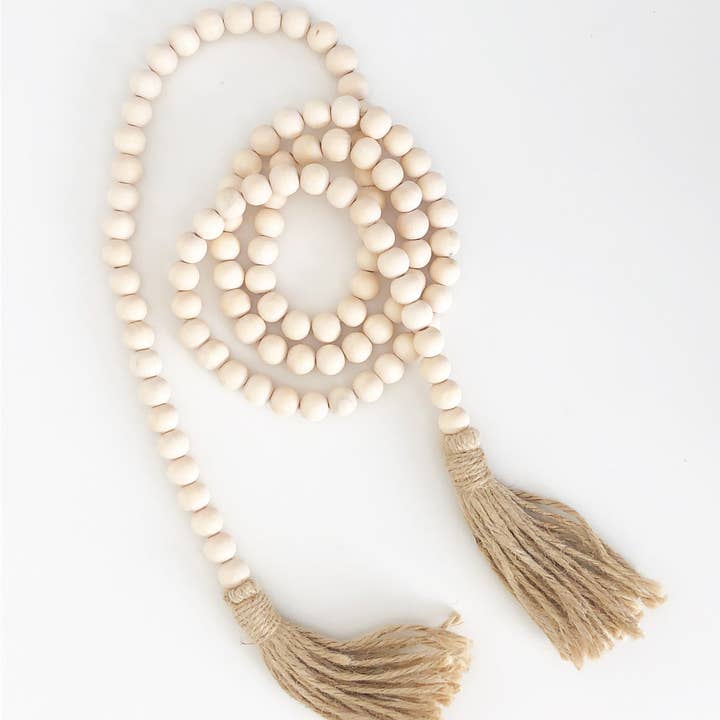 Foundations Decor - Wholesale Bunting/Garland - Wood Bead Garlands - classic colors and shapes18