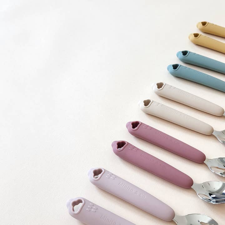 Minito & Co. - Wholesale Flatware Set - Kids & Baby - Silicone & Stainless Steel kids Utensils with Case6