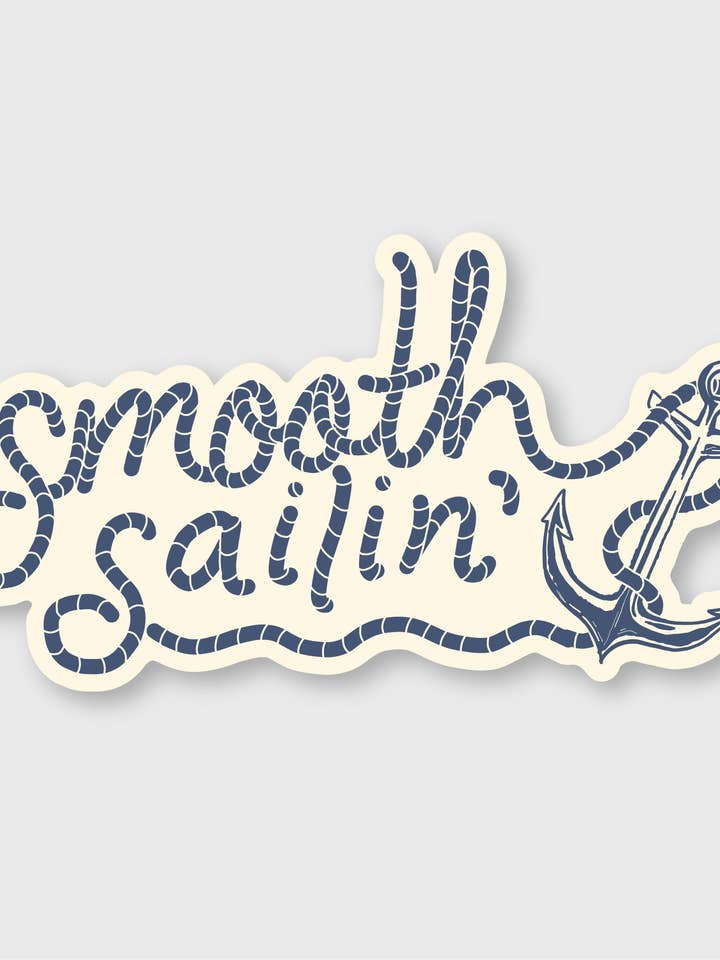 Smooth Sailing Sticker for wholesale by Pike Street Press