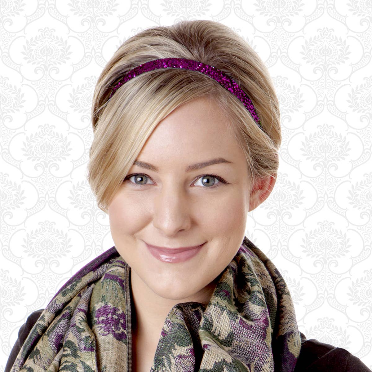 Hipsy - Wholesale Fashion Headband - Women's - Hipsy Adjustable No Slip Skinny Bling Glitter Headband19