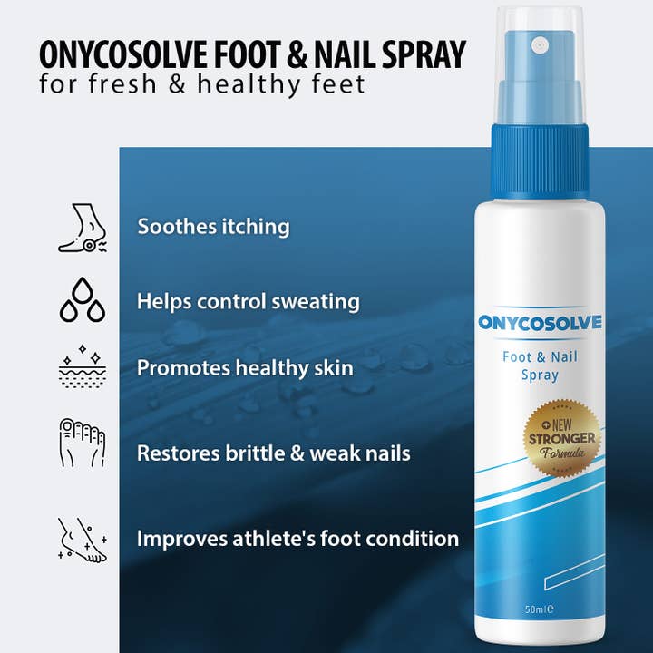 Likasso GmbH - Vente Déodorant/spray pour chaussures - Onycosolve Athlete's Foot Spray - Déo chaussures contre le mauvais pied1