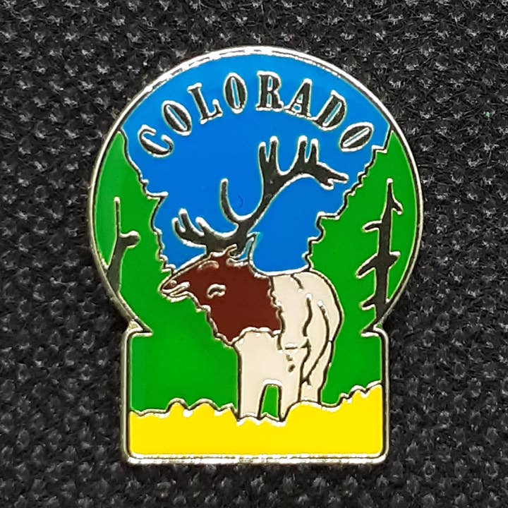 Pin - CO Elk for Colorado for wholesale by Fantastic Souvenirs, Gifts & Collectibles
