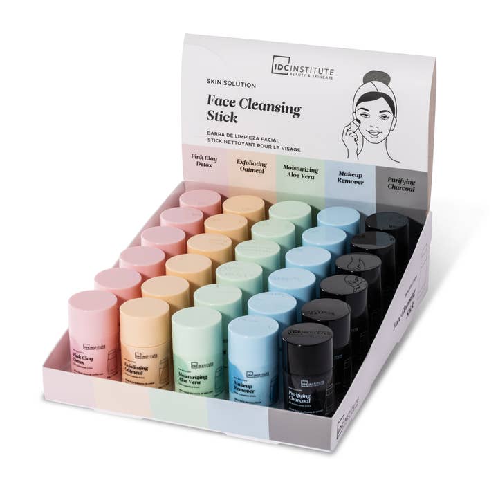 Aquarius Cosmetic SLU - Wholesale Facial Cleanser - Idc Institute Cleansing Stick 1 Display (30U)