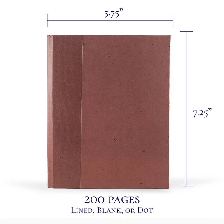 Barrovian Books - Wholesale Journal/Diary - Oxblood | Handmade Journal2