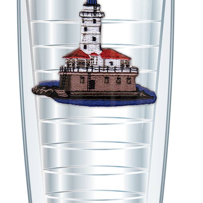 Chicago, IL Lighthouse Patch Tumbler for wholesale by FREEHEART