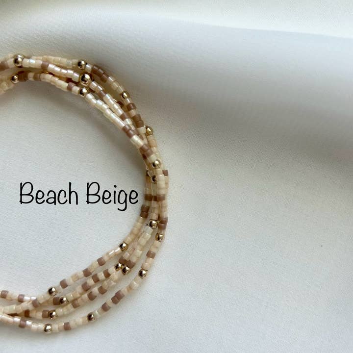 Back Bay Bead Company - Wholesale Beaded Bracelet - Stretchy Seed Bead Bracelets Gold Fill Gifts for Her Jewelry35