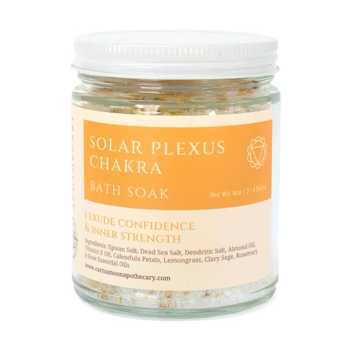 Bath Soak - Solar Plexus Chakra for wholesale by Cactus Moon Apothecary