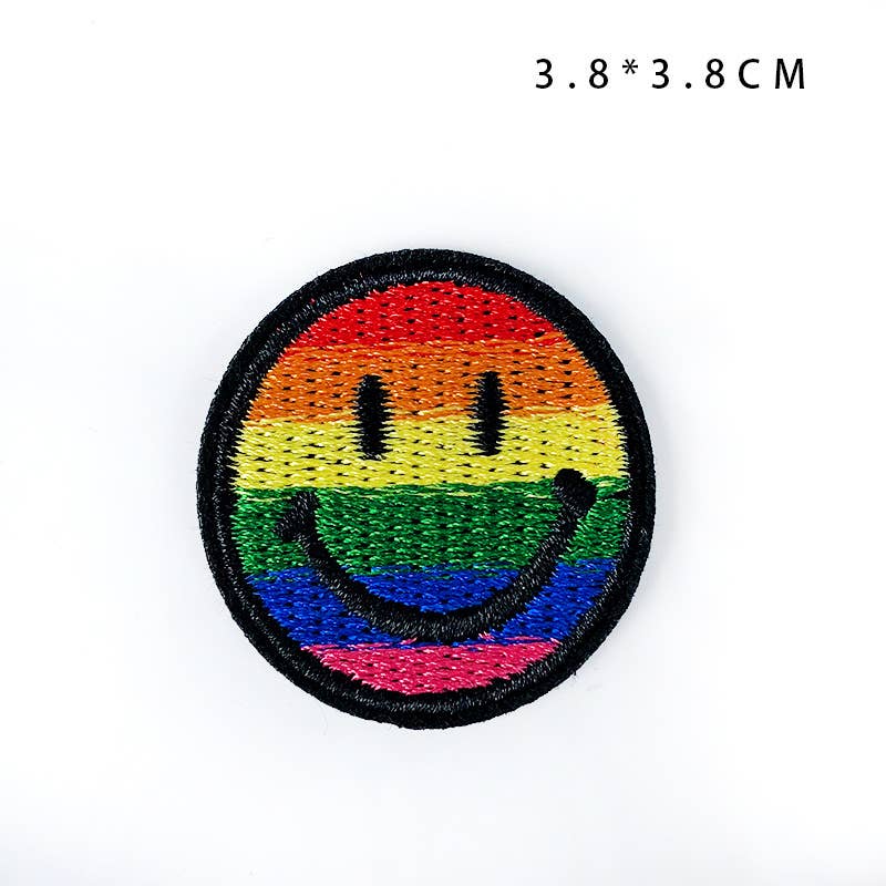 UNISHE - Wholesale Patch - LGBT Style Rainbow Embroidered Fabric DIY Iron on Patches4