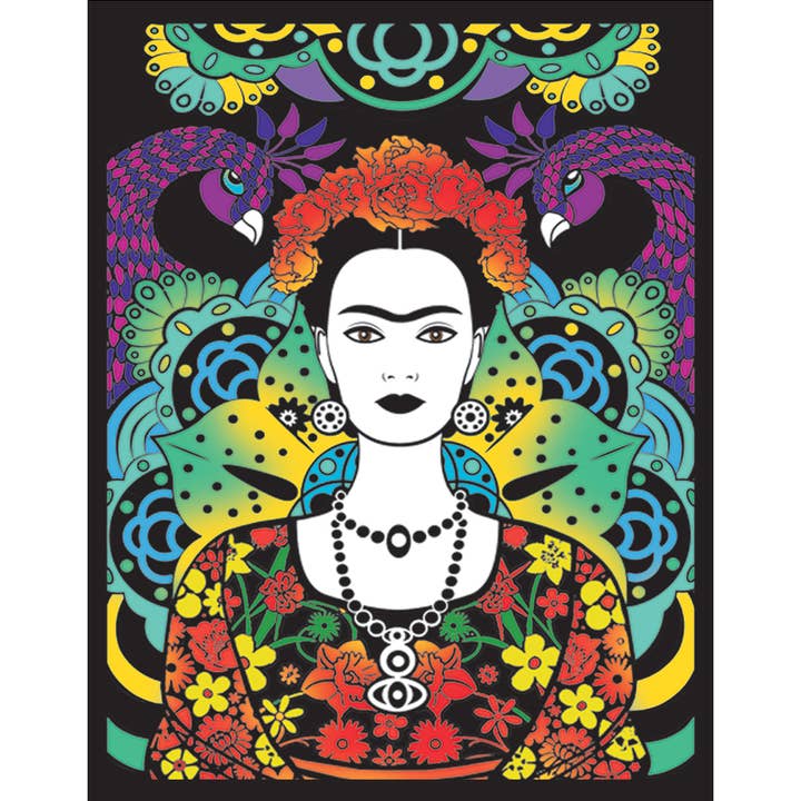 Frida Close-Up kunsttryk for engroshandel hos Colorvelvet