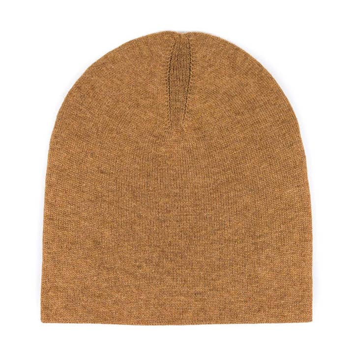 Kaschmirmütze in Braun für den Großhandel von yanopurna