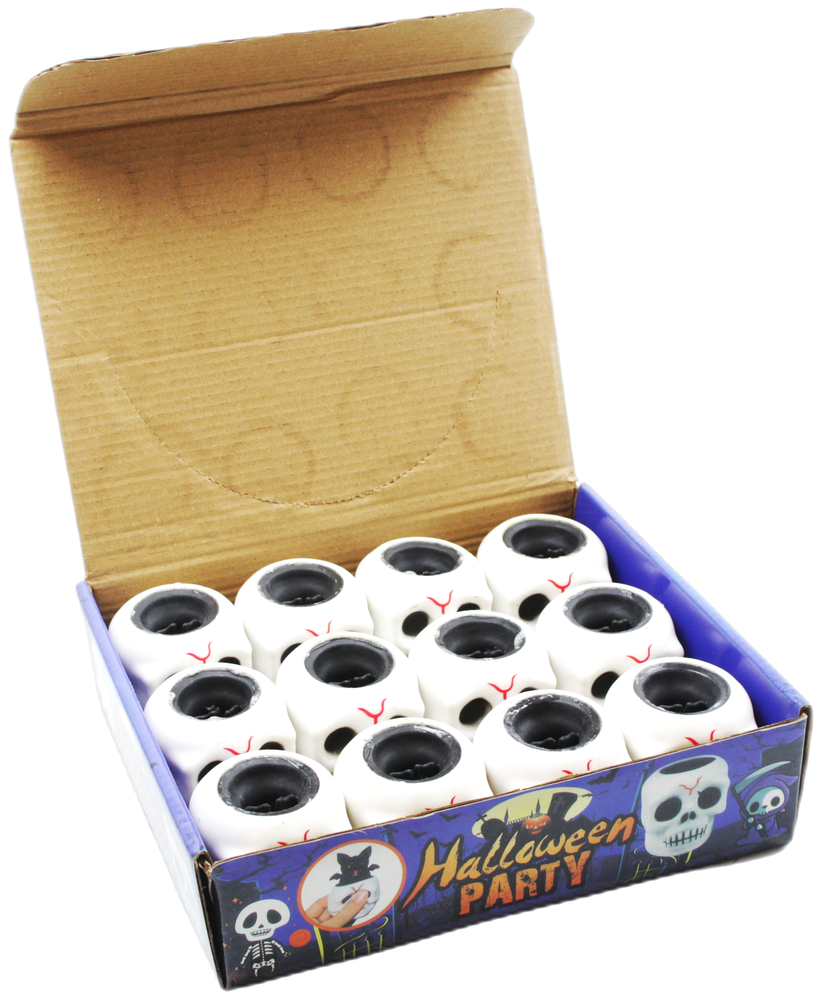 Square Deal Recordings & Supplies - Wholesale Squishy Toy - Kids & Baby - Bat Skull Halloween Squish Toys - Retail Ready Case Of 1210