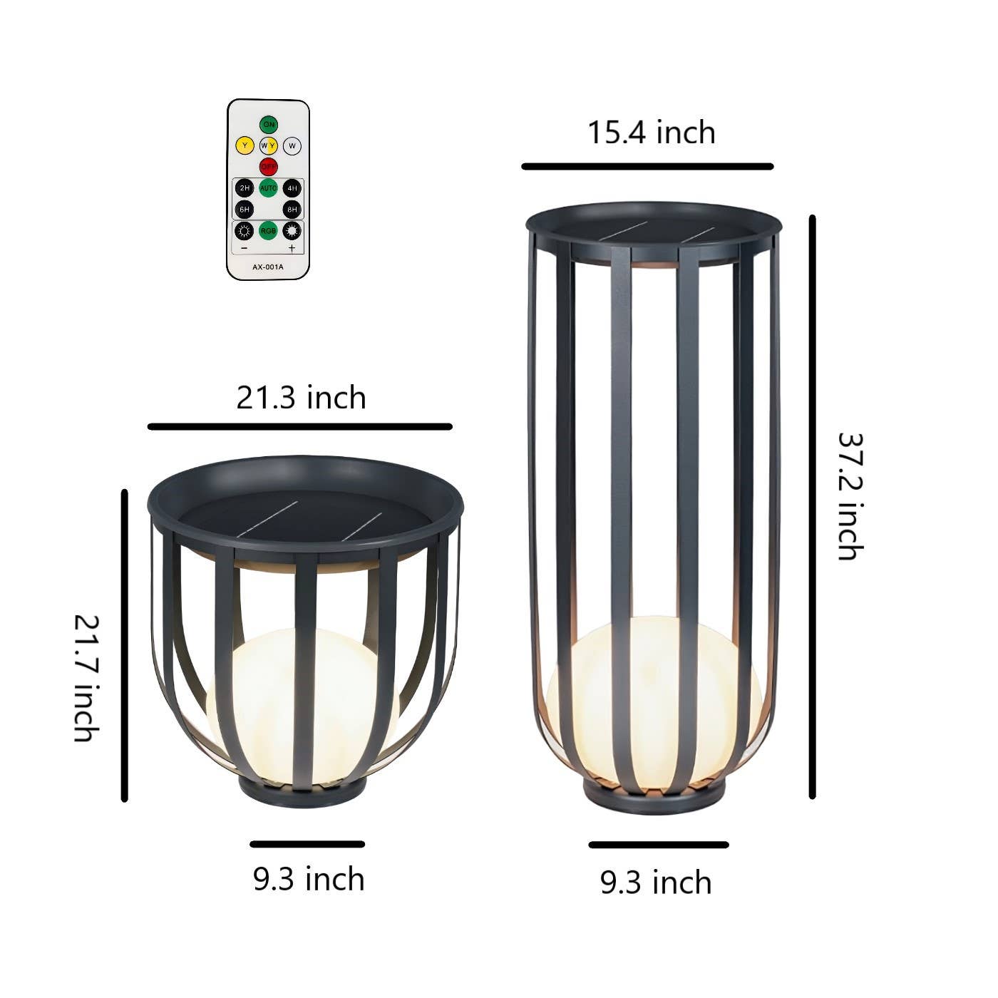 EP Design Lab - Vente Bibelots/décorations d'extérieur - Jardinière de jardin à LED pour jardin extérieur à énergie solaire8