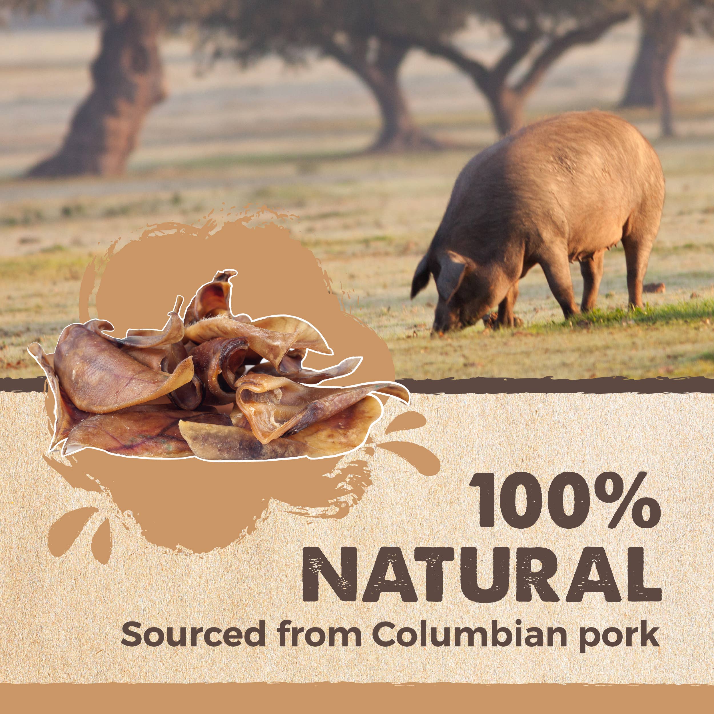 Mighty Paw - Wholesale Pet Treats - Dog - Naturals Half Pig Ears (Bulk Pack)8