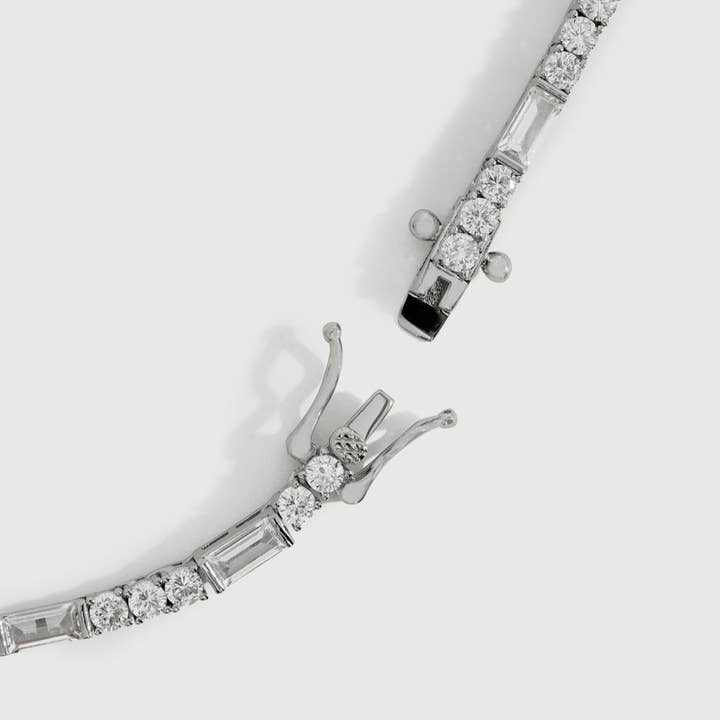 Silver Amina Tennis Bracelet for wholesale on Faire3