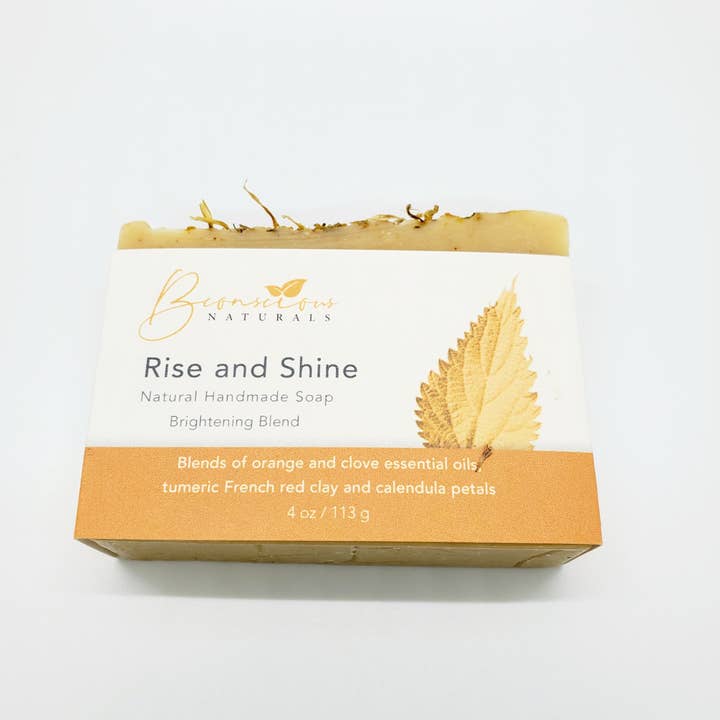 bconsciousnaturals - Wholesale Bar Soap - Organic Herbal Rise & Shine Bar (Brightening Blend)
