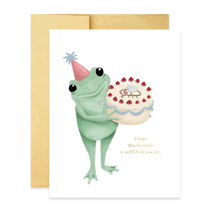 Good Juju Ink - Wholesale Birthday Card - Fly Birthday