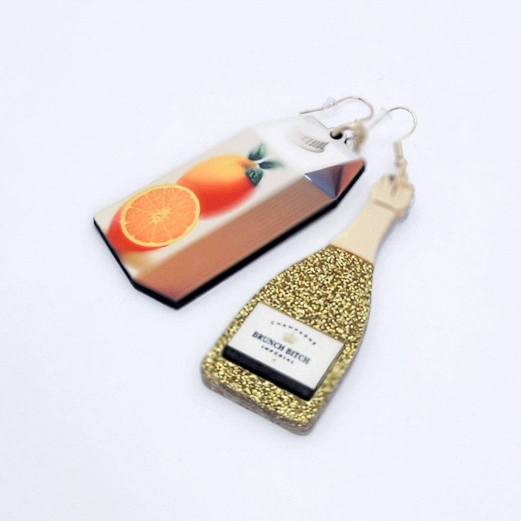 Mixtape Your Life - Wholesale Dangle Earrings - Mimosa Brunch Dangle Earrings3