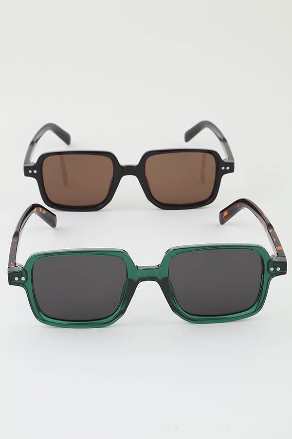 MIX Double Bolted Box Sunglasses for wholesale on Faire1