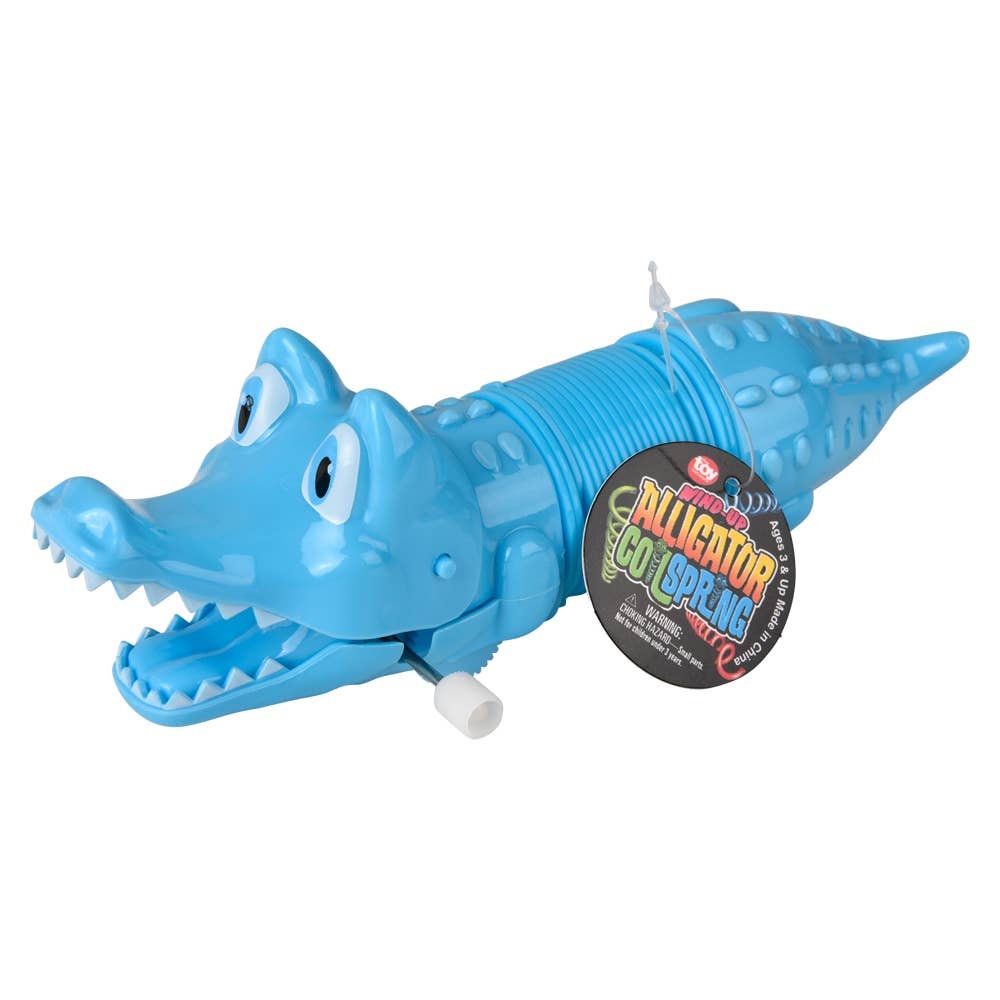 La Luna Bella - Toys - Wholesale Classic Toy - Kids - Wind Up Coil Spring Alligator 7" - LLB Toys4