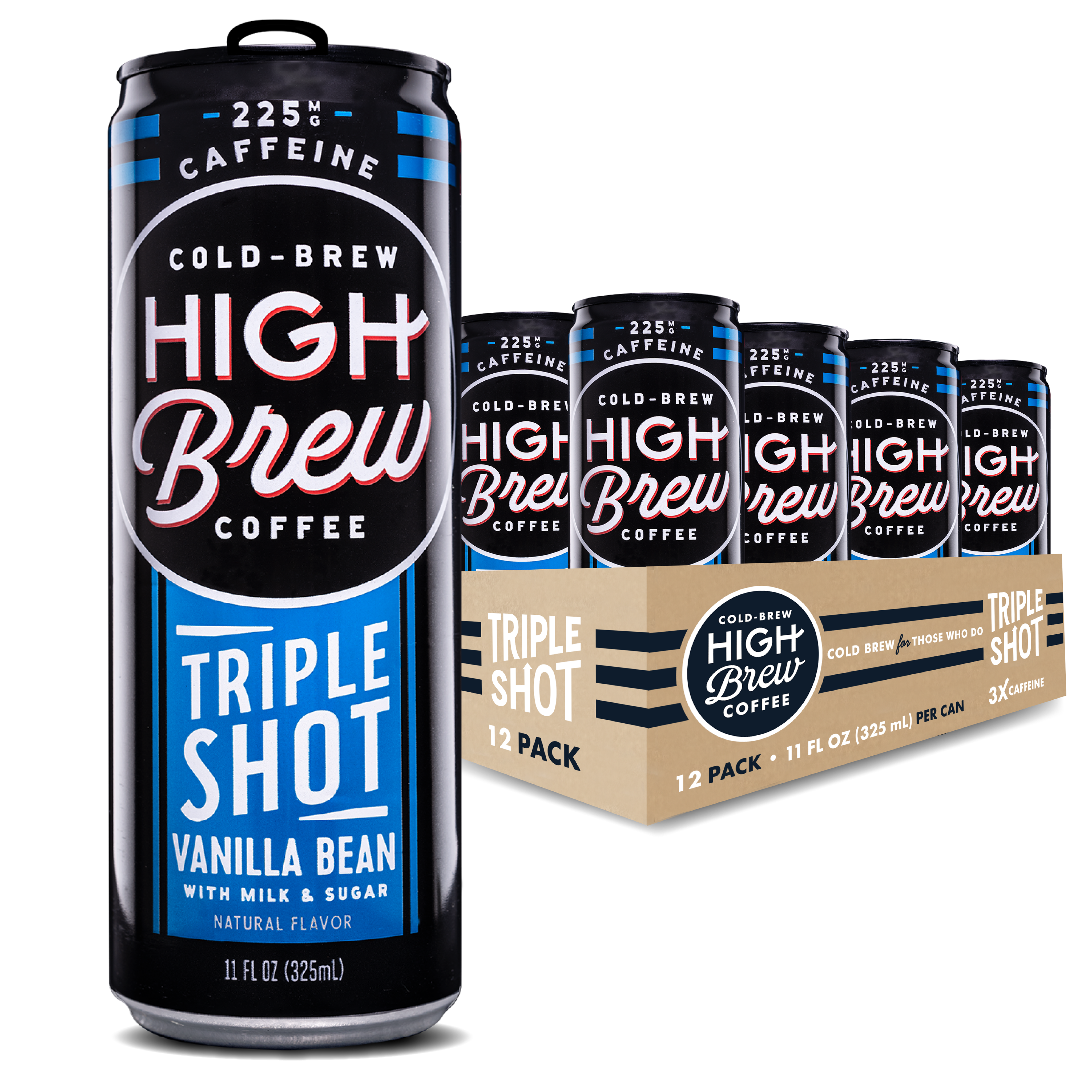 High Brew Coffee - Wholesale Iced Coffee/Cold Brew - Vanilla Bean Triple Shot4