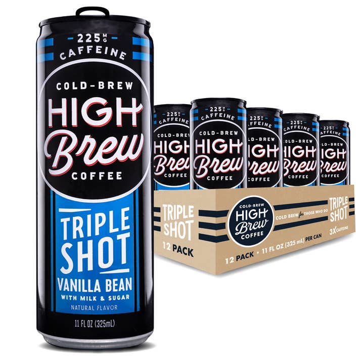 High Brew Coffee - Wholesale Iced Coffee/Cold Brew - Vanilla Bean Triple Shot4