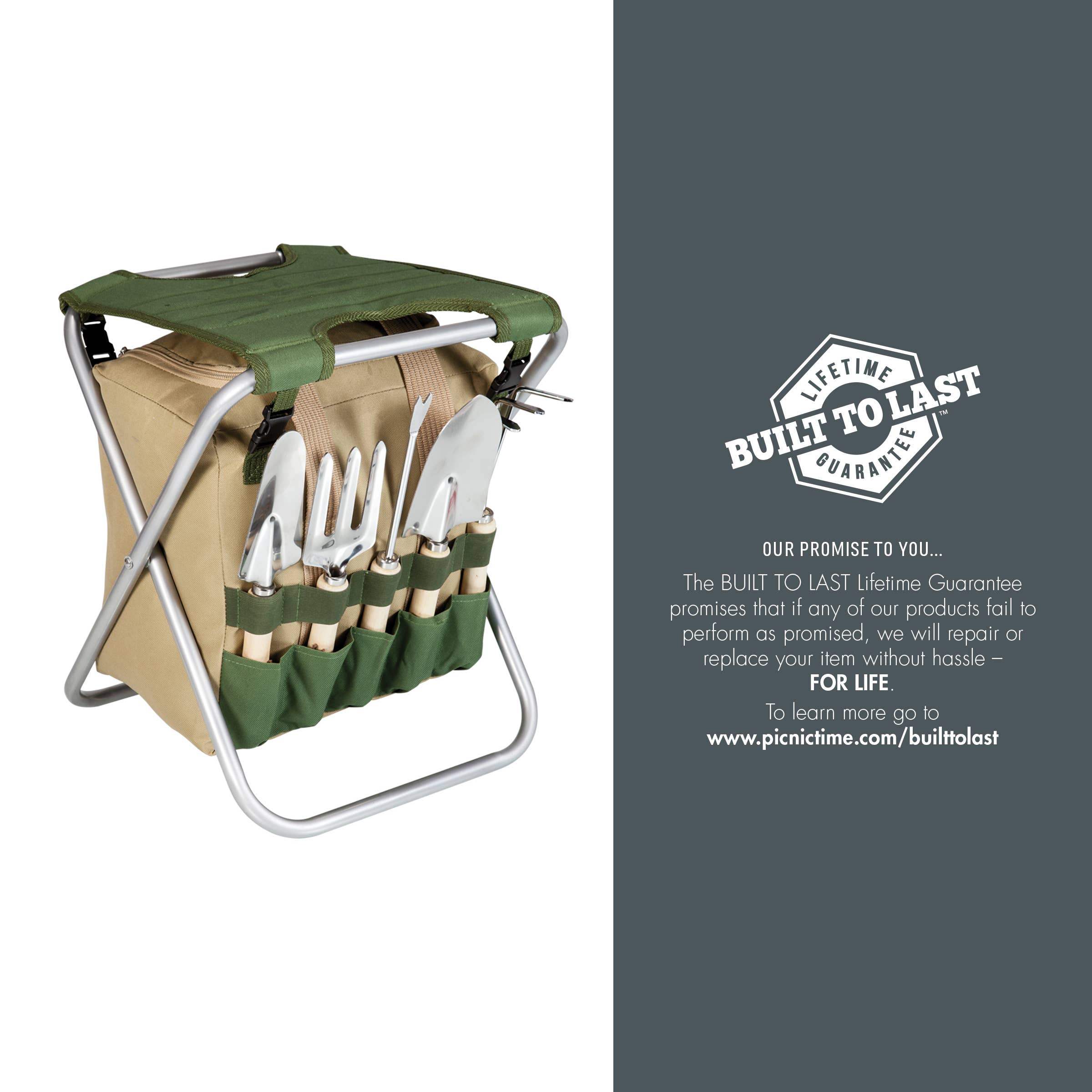 Blanc Siège de jardinage pliant Minnie Mouse avec outils en vente sur Faire6