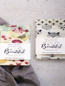 Beeswax Wraps 2 Pack | Beeginner Pack for wholesale by Beeutiful