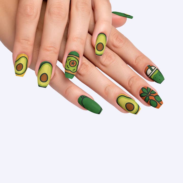 FYNE BODY - Wholesale Press-on/fake nails - Avocado Vibe Blast Avocado Press-On Nails61