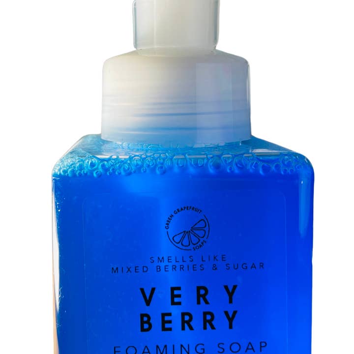 Very Berry Foaming Hand Soap for wholesale by Green Grapefruit Soaps